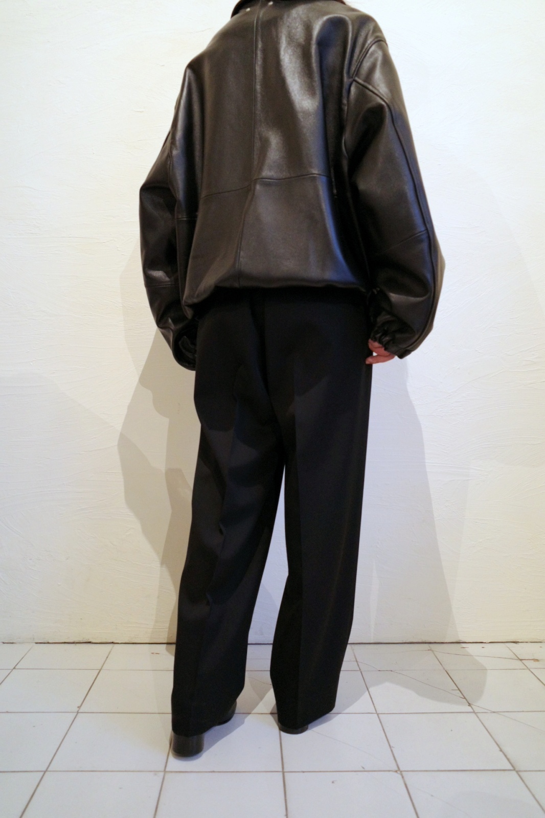 ssstein LEATHER ZIP SHORT JACKET・BLACK - tity