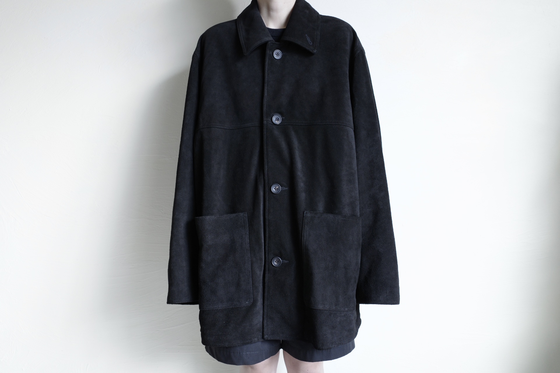ssstein COW SUEDE CAR JACKET・BLACK - tity