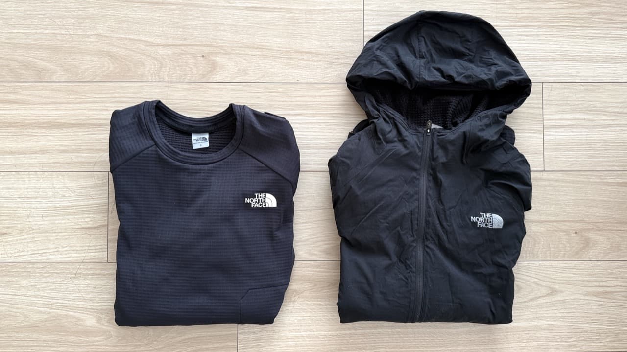 レビュー】The North Face サーマル バーサ グリッド クルー：冬ラン