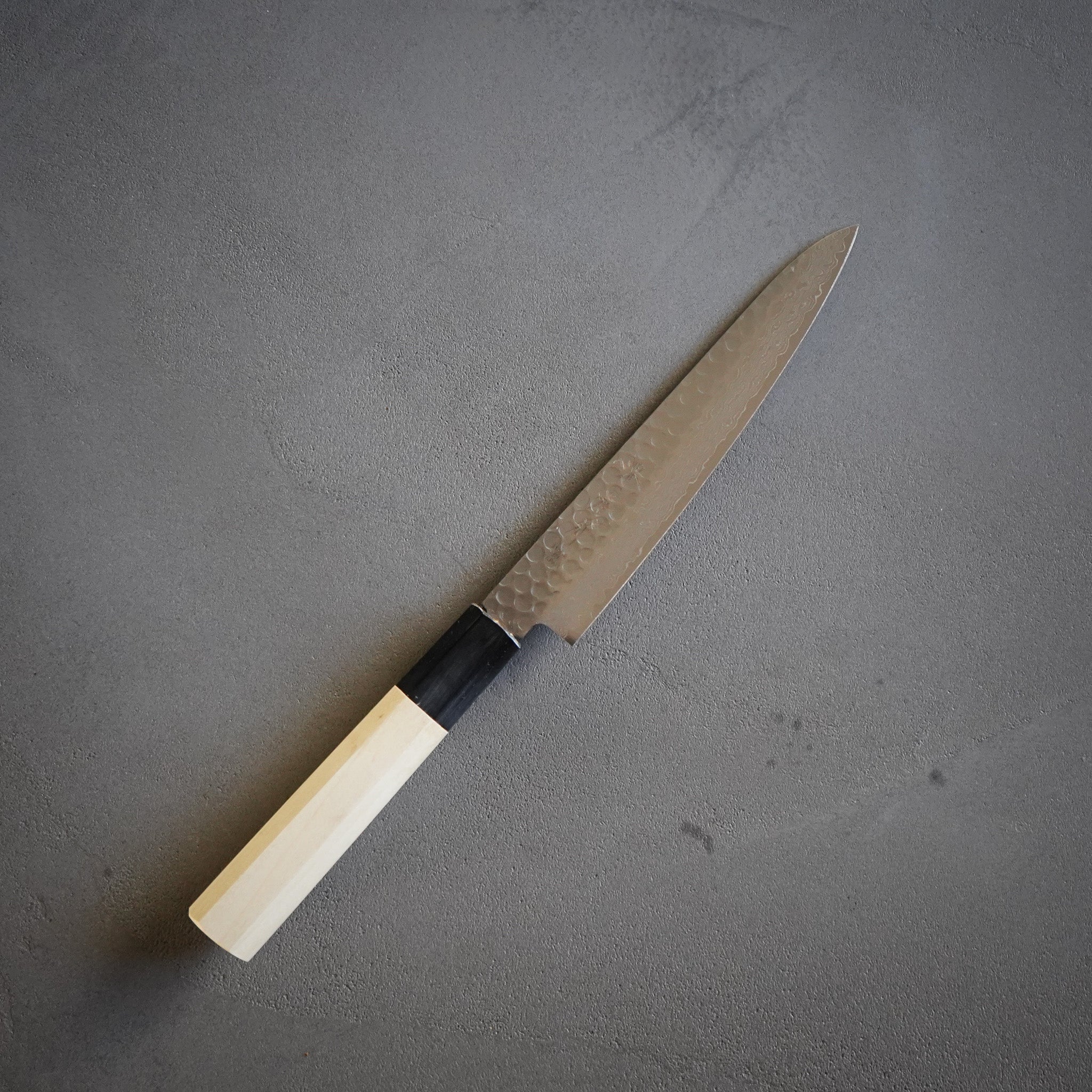 45層ダマスカス和式 ペティナイフ / 堺孝行 – Tomoe-Ya