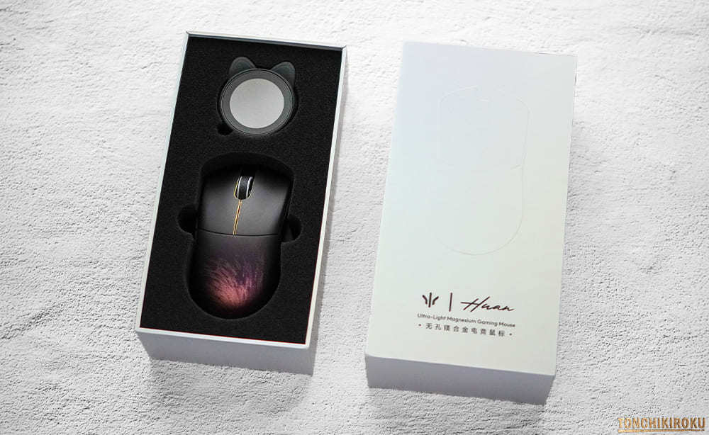 レビュー】WLMOUSE HUAN｜丸形液晶のネコ型ドングルが目を引く個性派