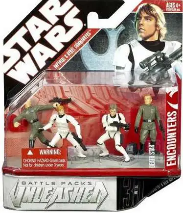 Star Wars 2007 Battle Packs Unleashed Imperial Rebel Commanders