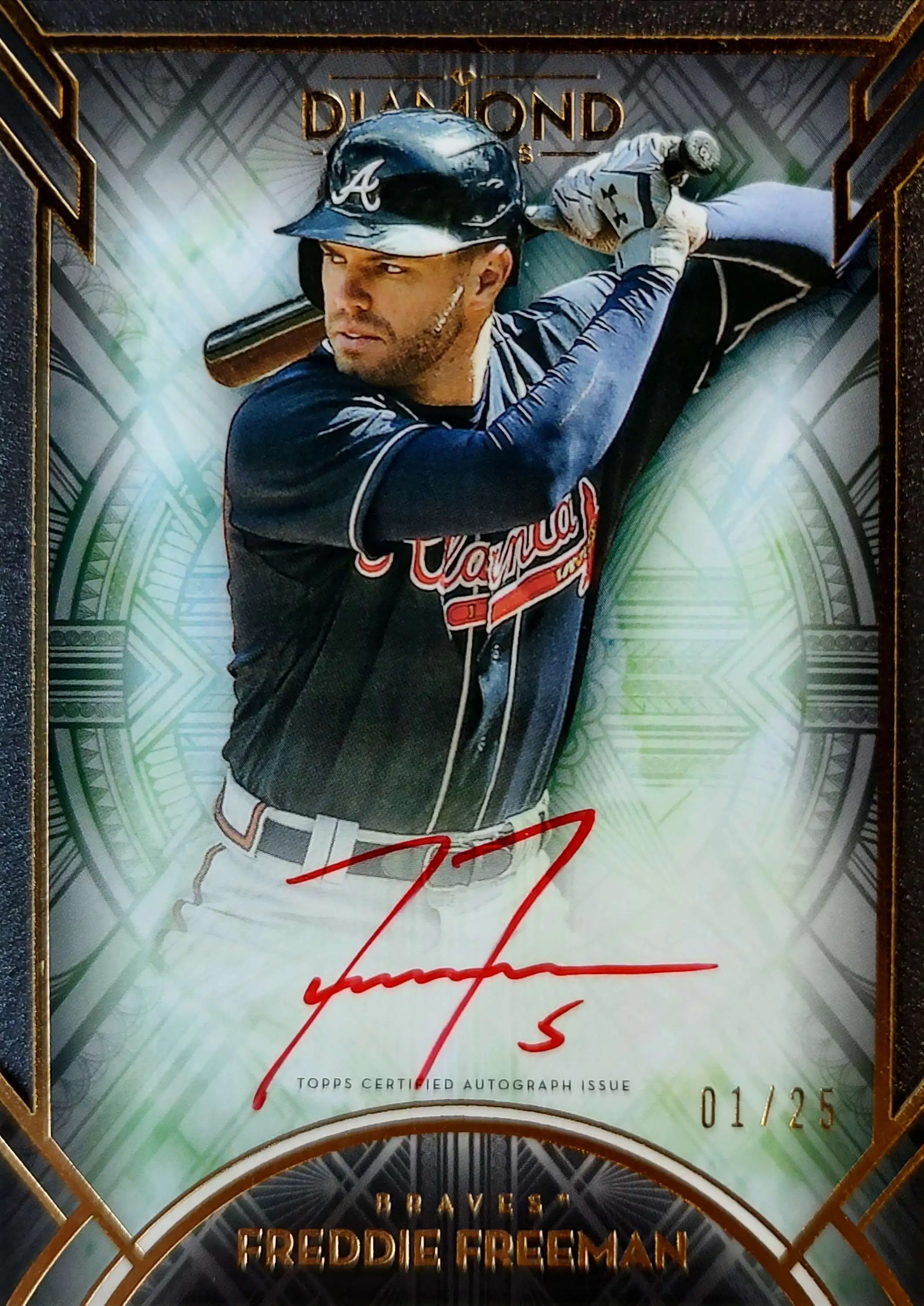 MLB 2021 Topps Diamond Icons Baseball Freddie Freeman 125
