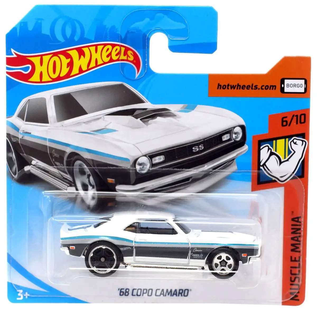 Hot Wheels HW Muscle Mania 68 Copo Camaro 164 Diecast Car FYD06