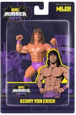 Major Stars WWE Wreslting Big Rubber Guys Kerry Von Erich 8 Action