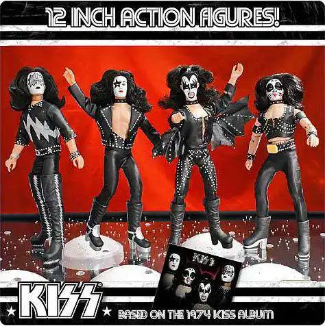 KISS Deluxe Series 2 Starchild, Spaceman, Catman Demon 12 Set of 4
