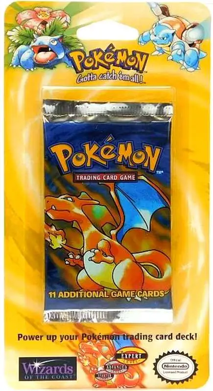 Pokemon Base Set Basic BLISTER Booster Pack 11 Cards, CHARIZARD
