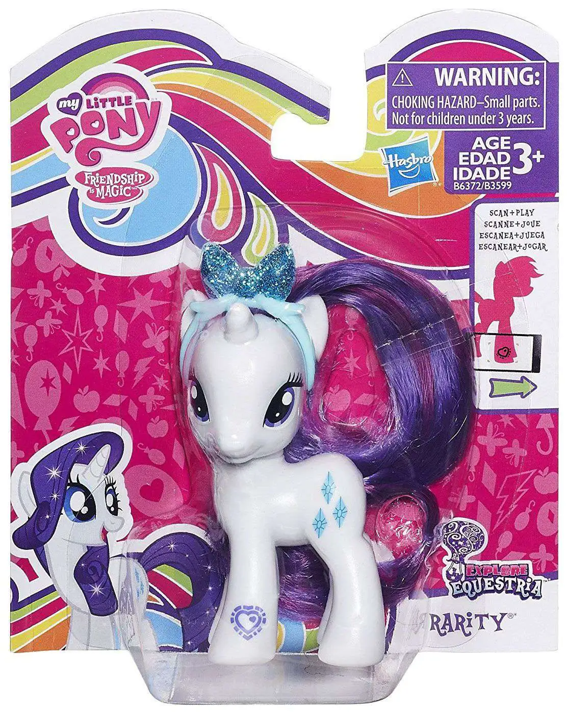 My Little Pony Friendship is Magic Explore Equestria Rarity Figure