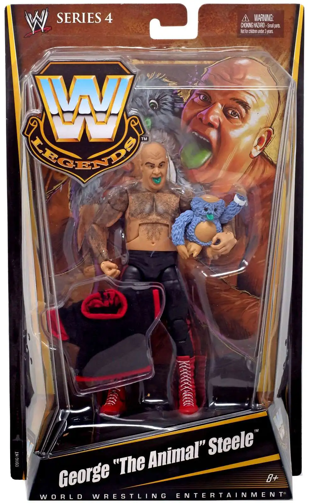 WWE Wrestling Legends Series 4 George The Animal Steele Action