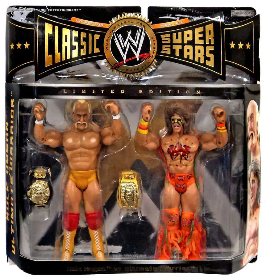 WWE Wrestling Classic Superstars Hulk Hogan Ultimate Warrior