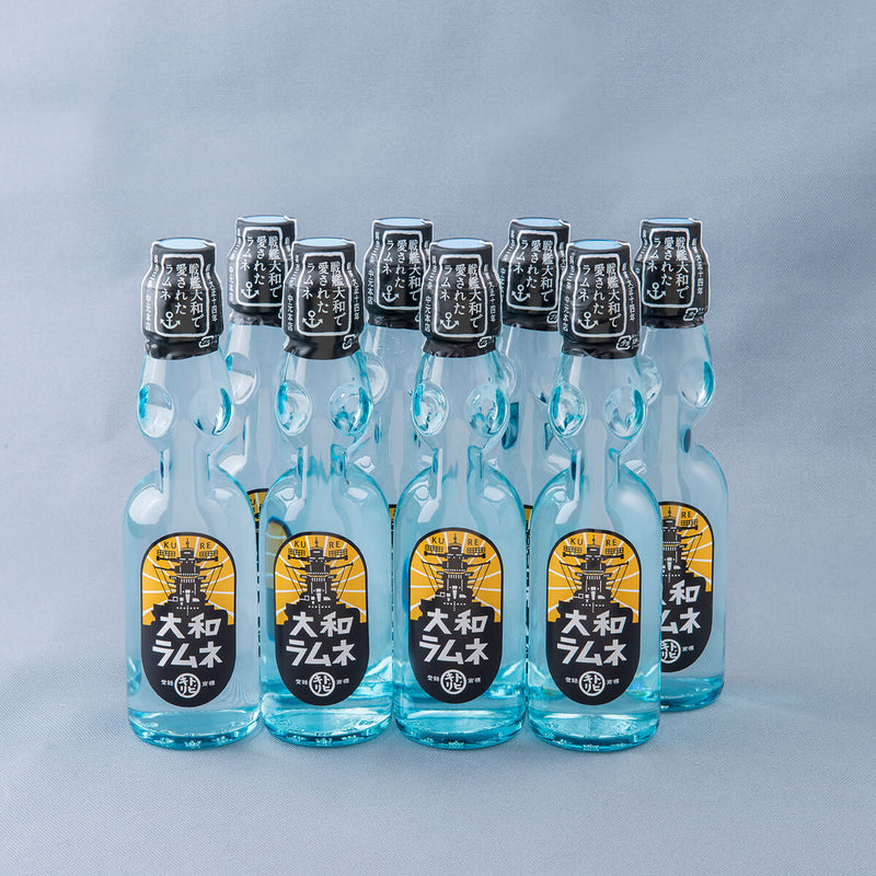 大和ラムネ 8本セット 旧呉海軍に伝えたラムネ – トビキリ 創業大正14