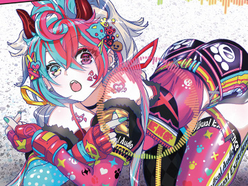 アルマビアンカより『beatmania IIDX 32 Pinky Crush』のマルチデスク