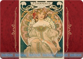 スリーブで話題を集めたアルフォンス・ミュシャのイラストを使用した