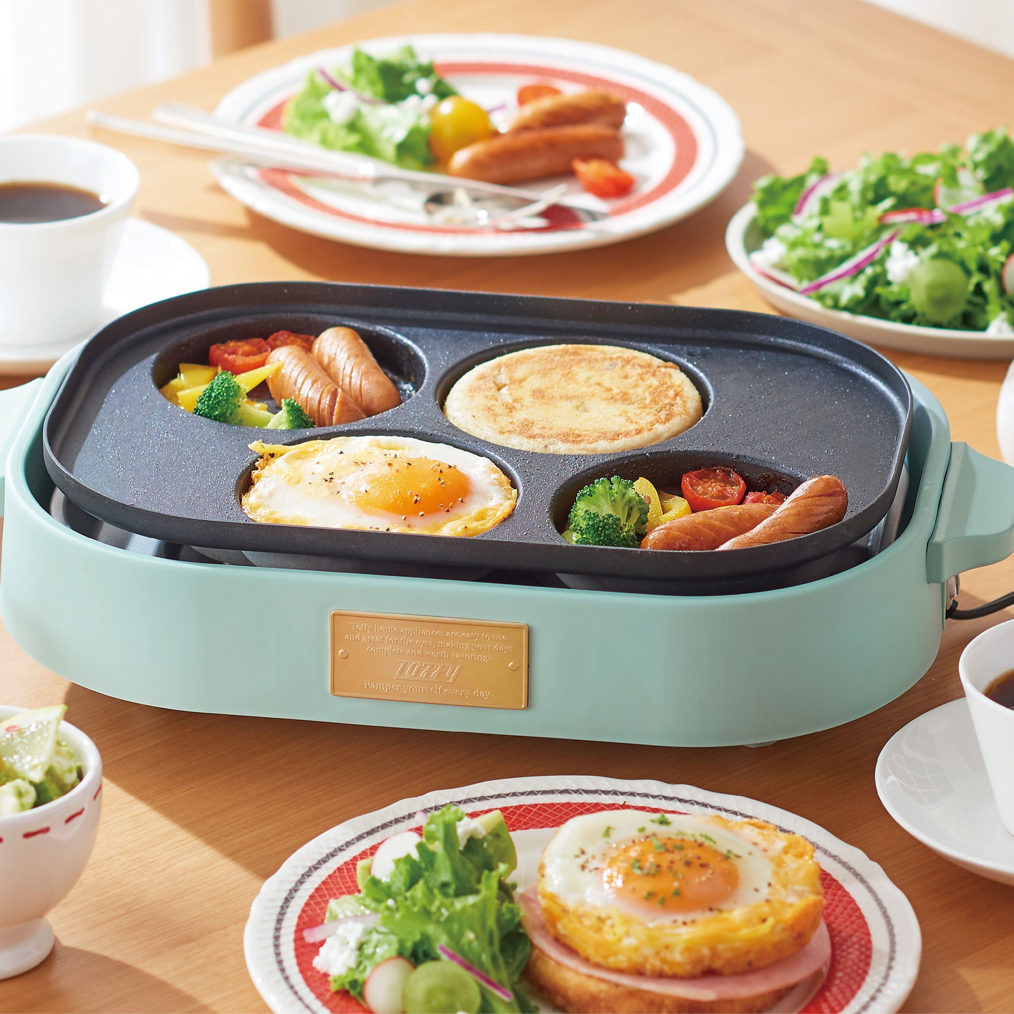 Toffy コンパクトホットプレート用マルチプルプレート ｜ Toffy公式