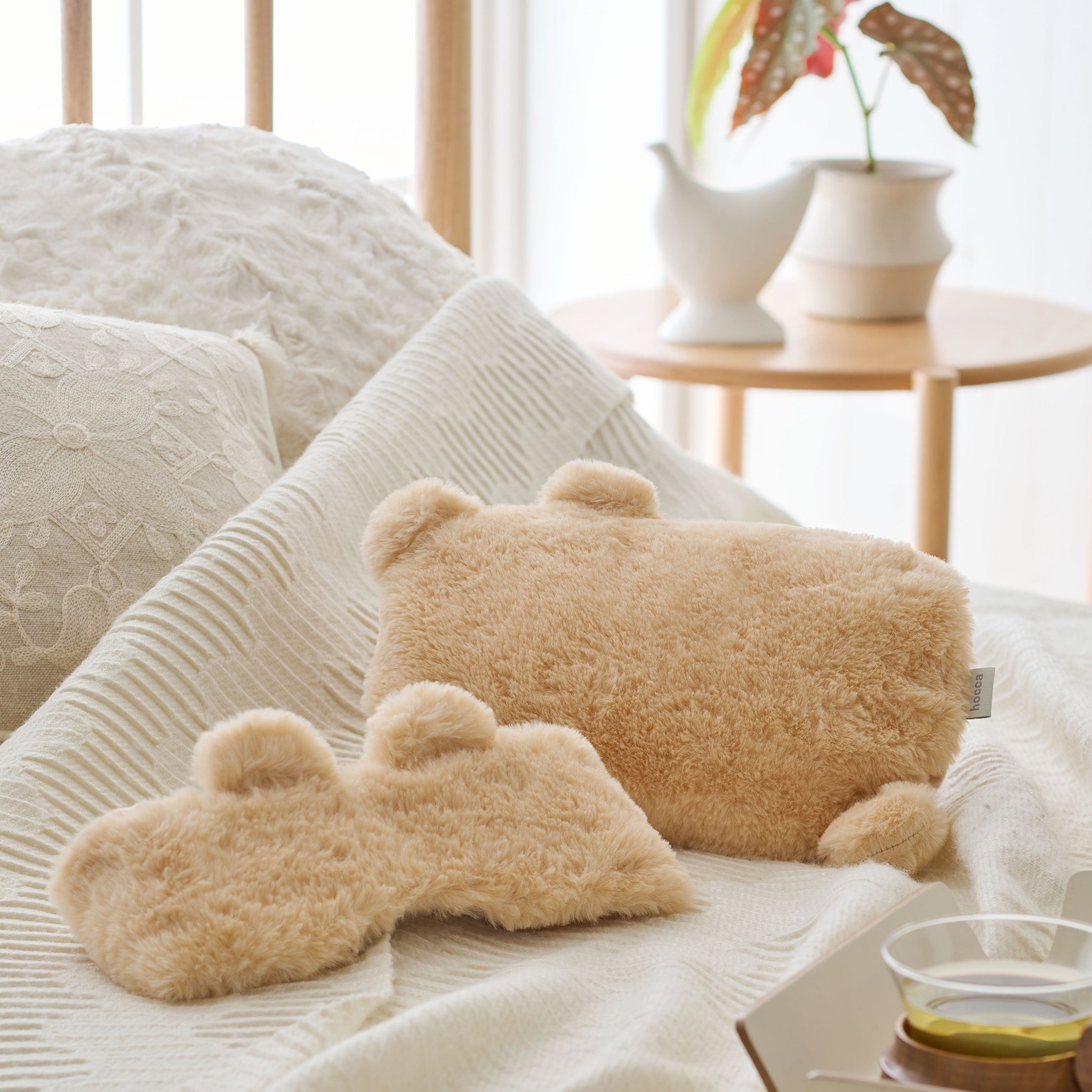 レンジですぐにホッカホカ ジェル湯たんぽ hocca ねこ/うさぎ ｜ Toffy