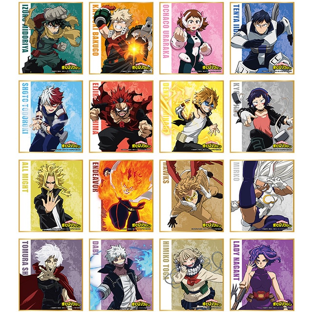 公式オンラインストア僕のヒーローアカデミア トレーディング色紙 7期