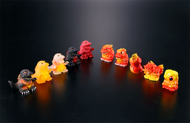 公式オンラインストアゴジラ ミニソフビクロニクル〔バーニングレッド