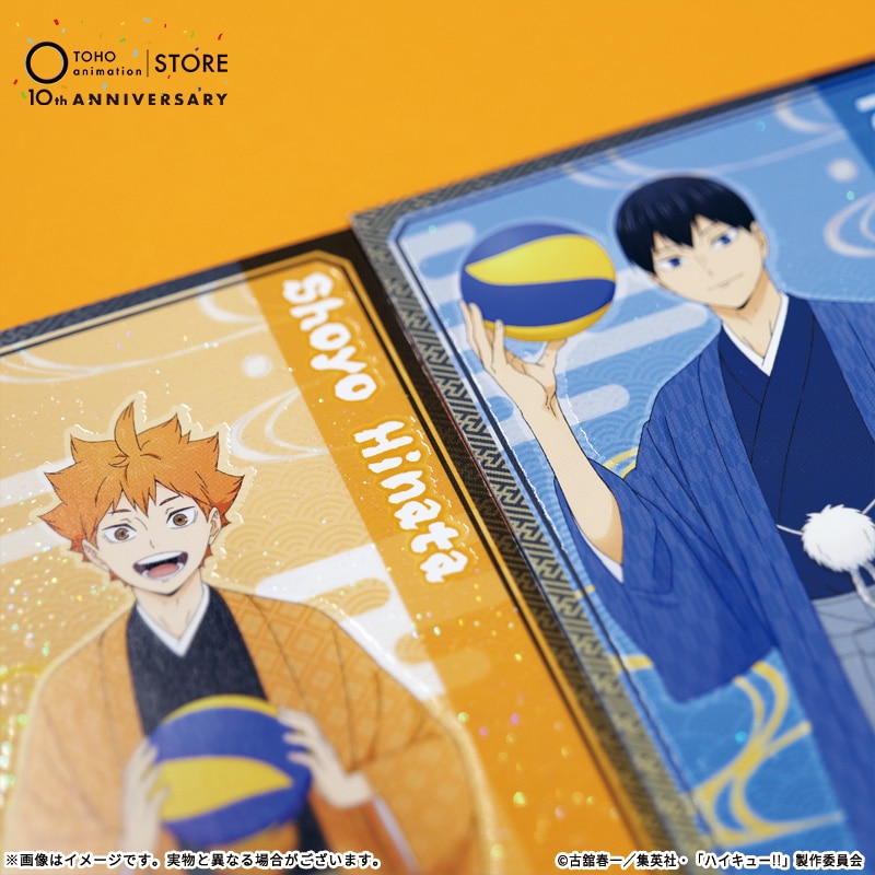 公式オンラインストアハイキュー!! 描き下ろしグリッターカード 日向翔