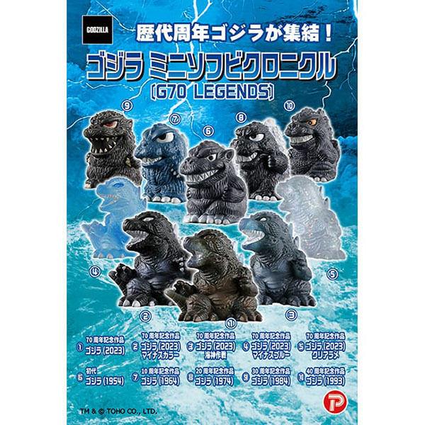 公式オンラインストアゴジラ ミニソフビクロニクル〔バーニングレッド