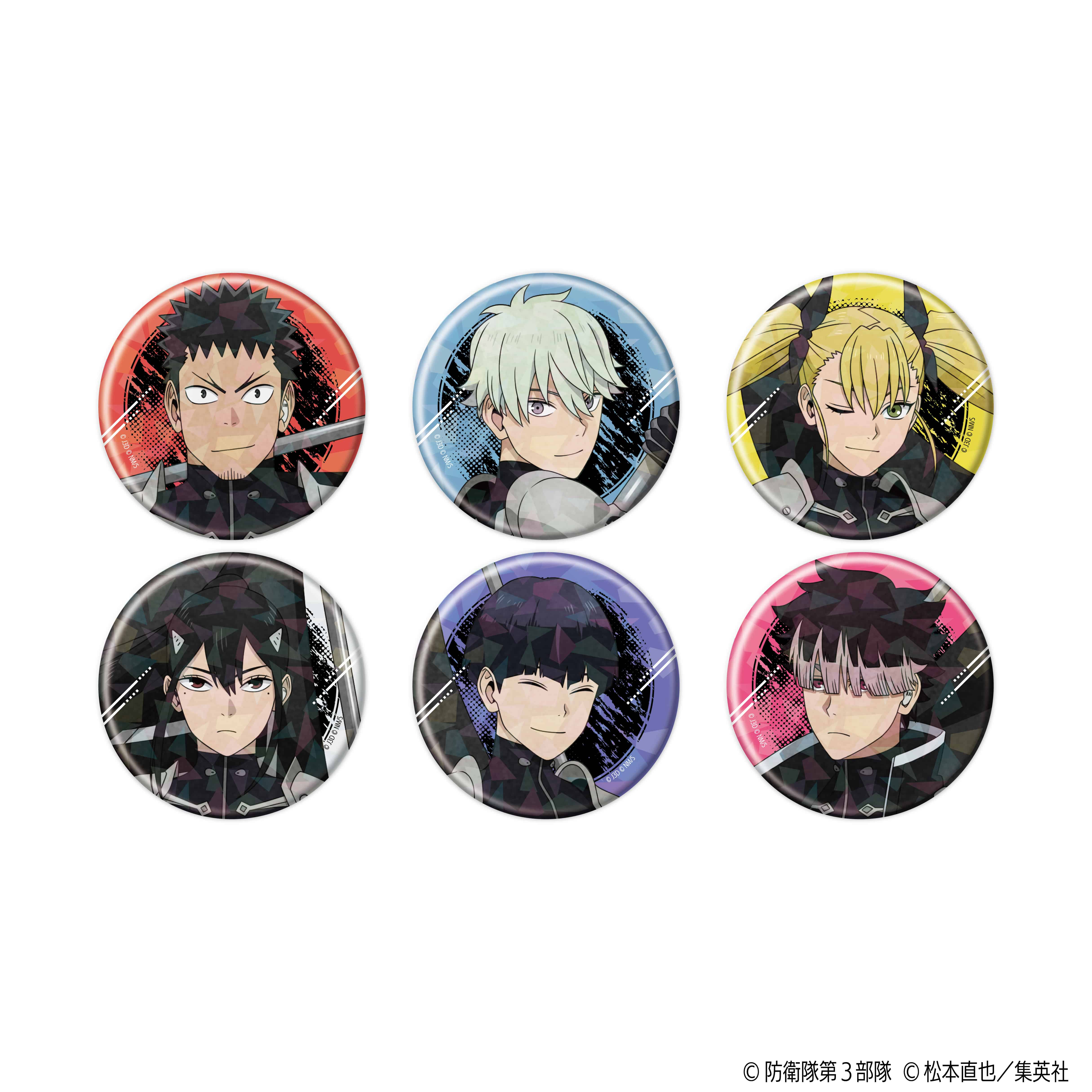 公式オンラインストア怪獣8号 トレーディングホログラム缶バッジ