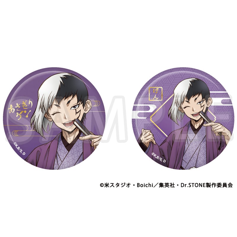 公式オンラインストアDr.STONE 描き下ろし缶バッジ2個セット 石神千空