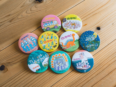 文海堂_11ぴきのねこ 缶バッジ 大 – 東北スタンダードマーケット