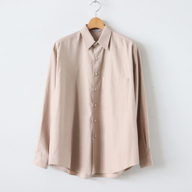 レビュー】夏でも着たい大人の長袖シャツ/AURALEE (オーラリー)WASHED