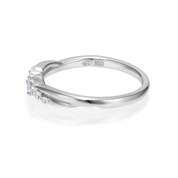 K10ホワイトゴールド リング | 111446143205 | 【公式】4℃ジュエリー