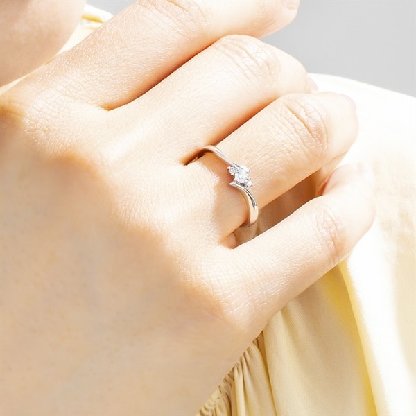 K18ホワイトゴールド リング | 111011143205 | 【公式】4℃ジュエリー