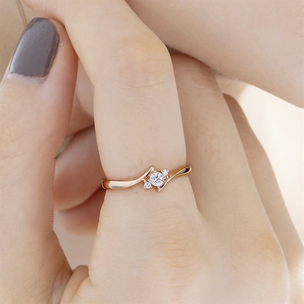 K18ピンクゴールド リング | 111031143107 | 【公式】4℃ジュエリー