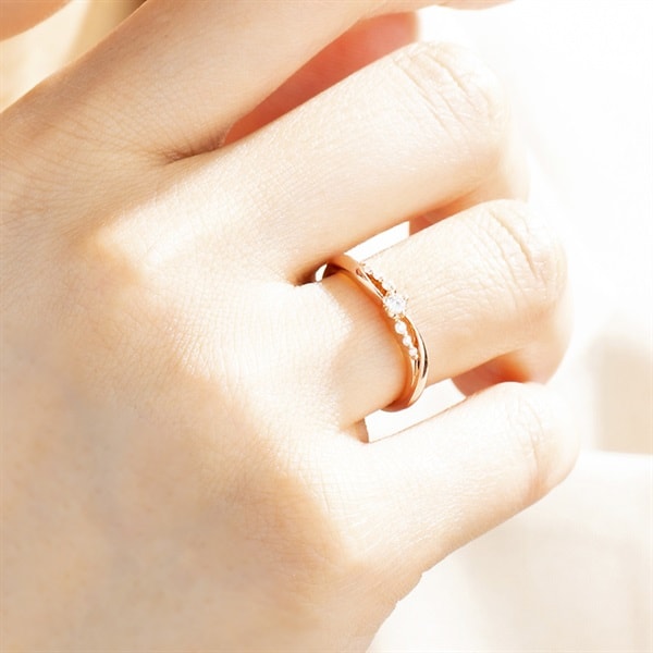 K10ピンクゴールド リング | 111036143103 | 【公式】4℃ジュエリー