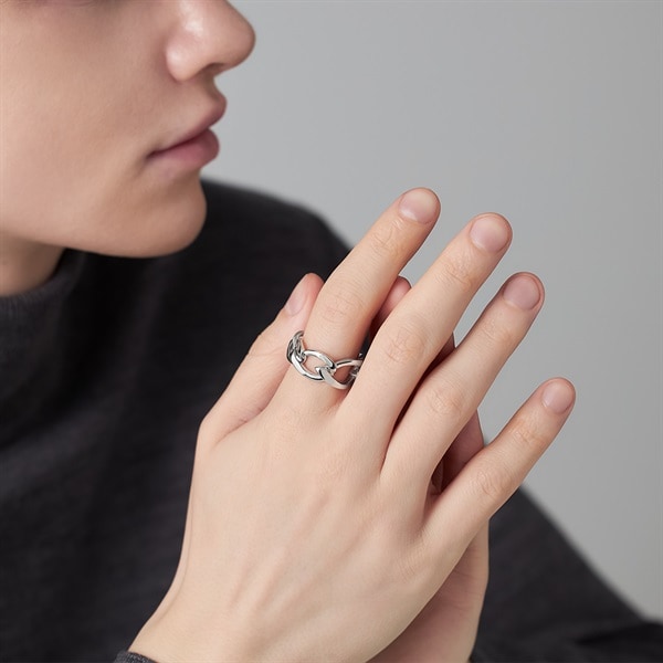シルバー リング | 112514340903 | 【公式】4℃ HOMME+ オンラインショップ