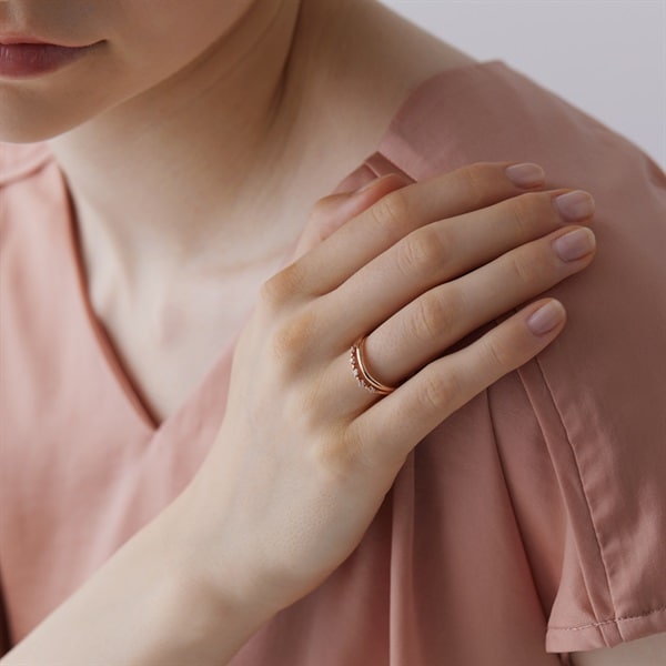 K18ピンクゴールドリング | 112141143102 | 【公式】4℃ジュエリー