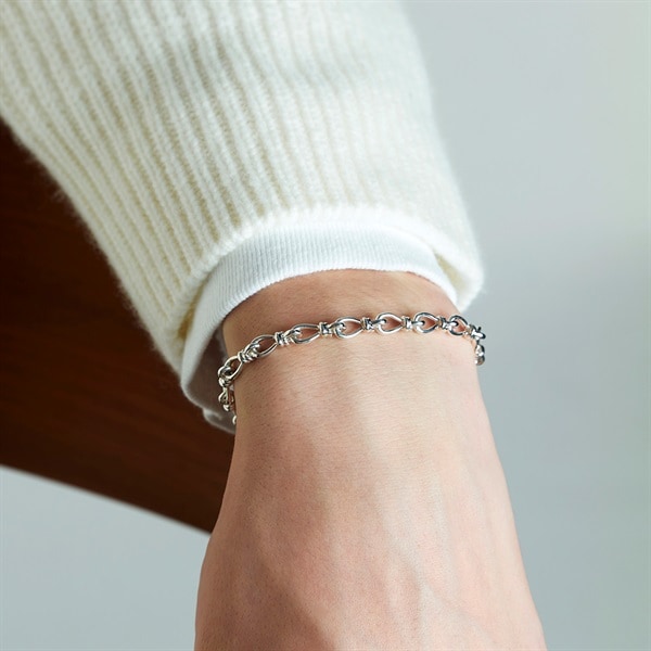 シルバー ブレスレット | 112144330001 | 【公式】4℃ HOMME+