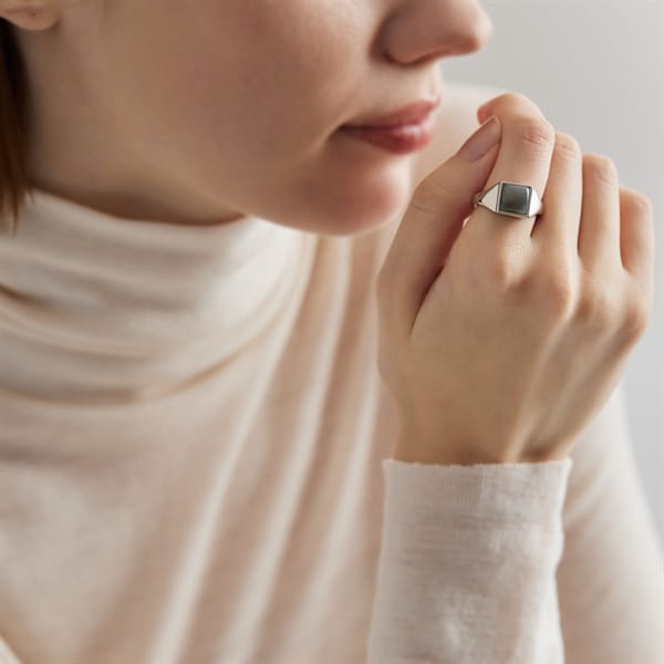 シルバー リング | 112314341901 | 【公式】4℃ HOMME+ オンラインショップ