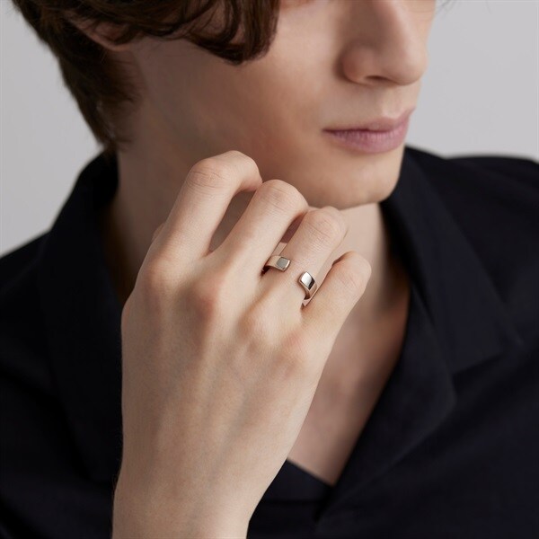 シルバー リング 2本セット | 112324340902 | 【公式】4℃ HOMME+