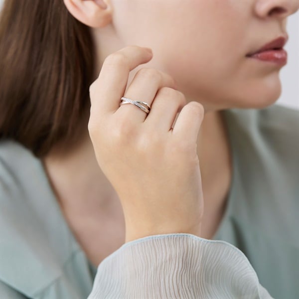 K10ホワイトゴールド リング | 112336143204 | 【公式】4℃ジュエリー