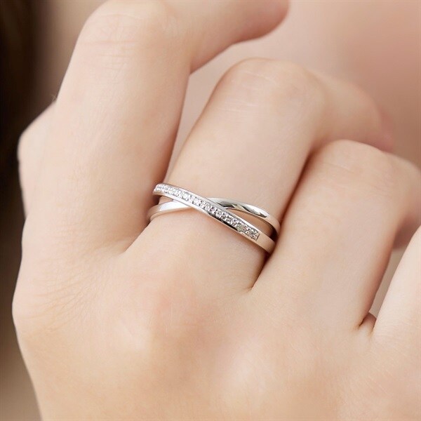 K10ホワイトゴールド リング | 112336143204 | 【公式】4℃ジュエリー