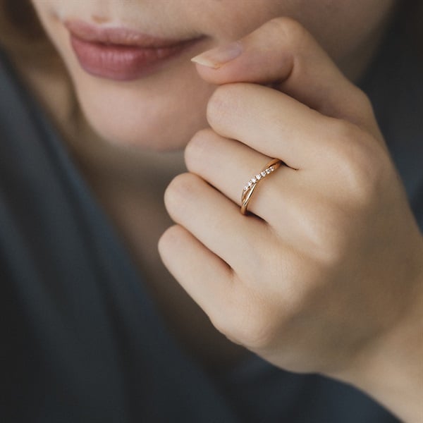 K10ピンクゴールド リング | 151816143103 | 【公式】Canal4℃ (カナル