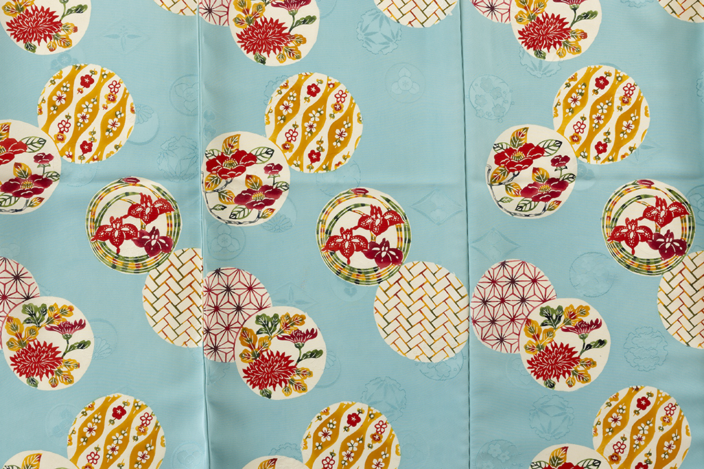 国画会会員 小島悳次郎作 型絵染 小紋地 未仕立て品 | 特選きもの