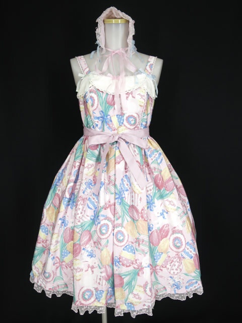Angelic Pretty / Flower Egg Gardenジャンパースカート&ヘッドドレス