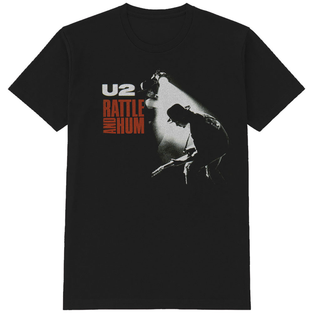 U2】ロックTシャツ メンズ バンドTシャツ メンズ U2 Rattle and Hum