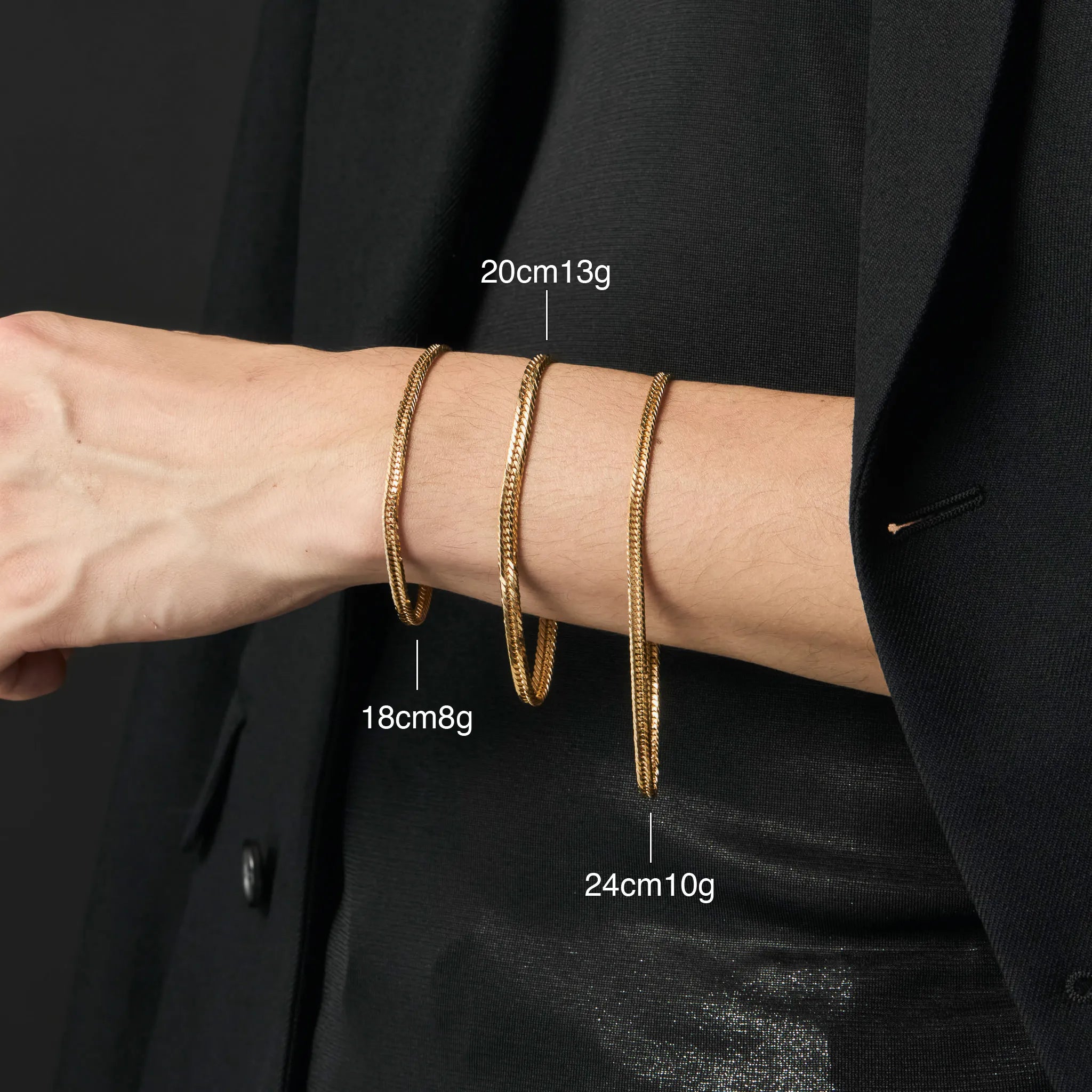 喜平ブレスレット / 18金 イエローゴールド（K18 トリプル12面カット