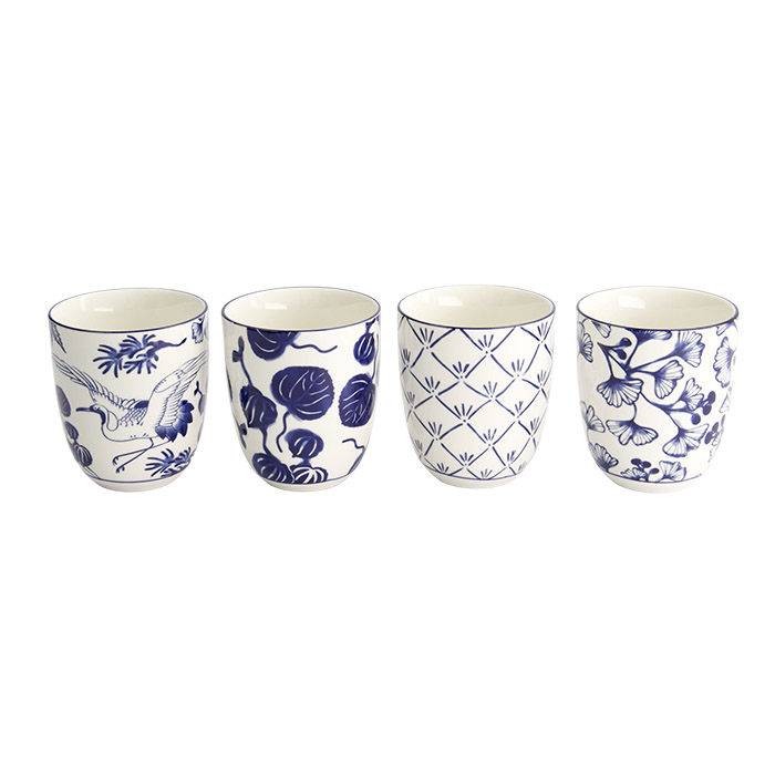 Teacup Set, 4 pcs, Flora Japonica, 170 ml, Item No. 16728 - TDS