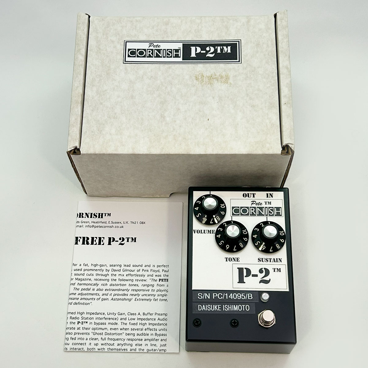 PeteCORNISH P-2 (管理番号：827) - TOKYO EFFECTOR
