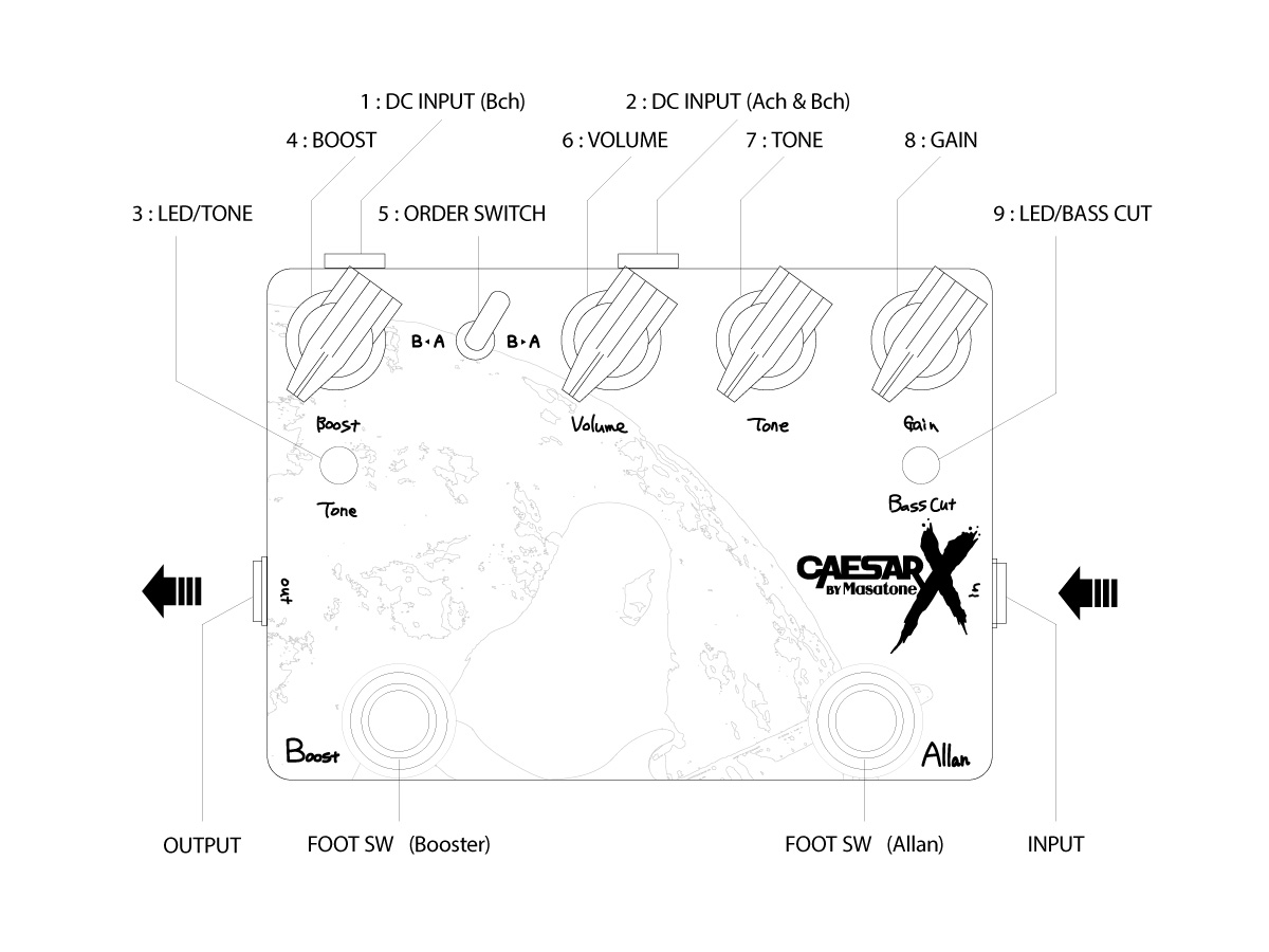 受注生産】Masatone CAESAR X “mikio fujioka signature model