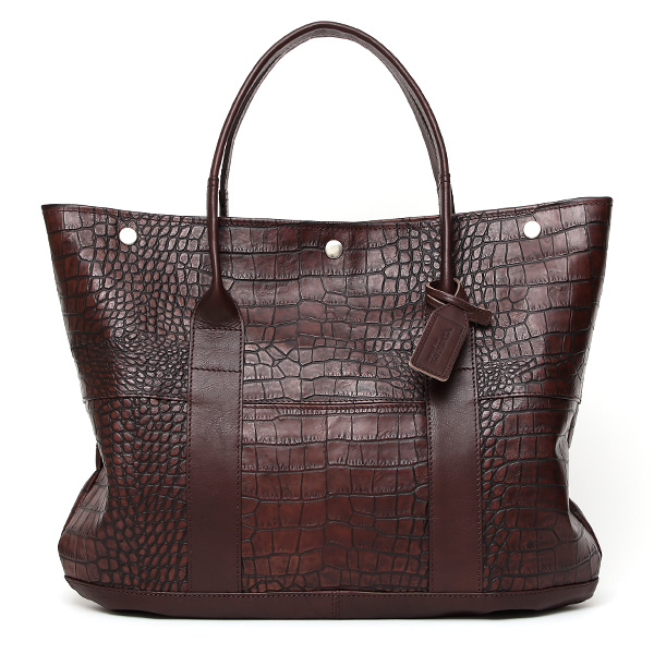 東京ヒマワリ / ボーデッサン(BEAU DESSIN) クロコアンティーク レザー