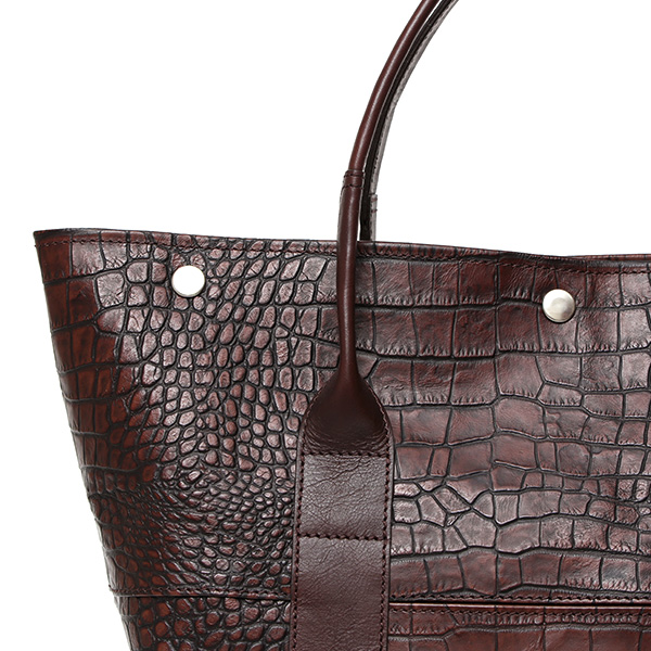 東京ヒマワリ / ボーデッサン(BEAU DESSIN) クロコアンティーク レザー