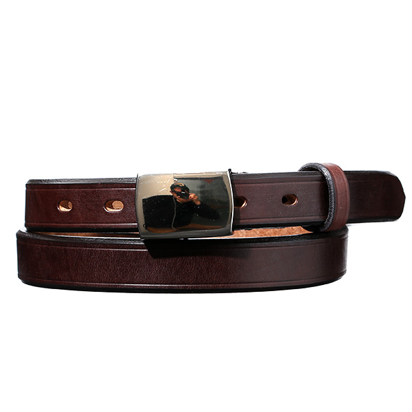 東京ヒマワリ / 池之端銀革店 UKサドルレザー ボックスバックルベルト