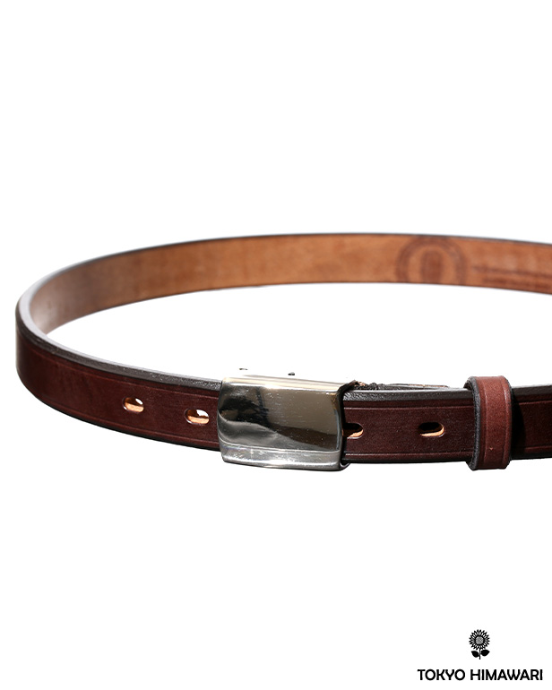東京ヒマワリ / 池之端銀革店 UKサドルレザー ボックスバックルベルト